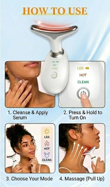 Microcurrent Face & Neck Lifting Device