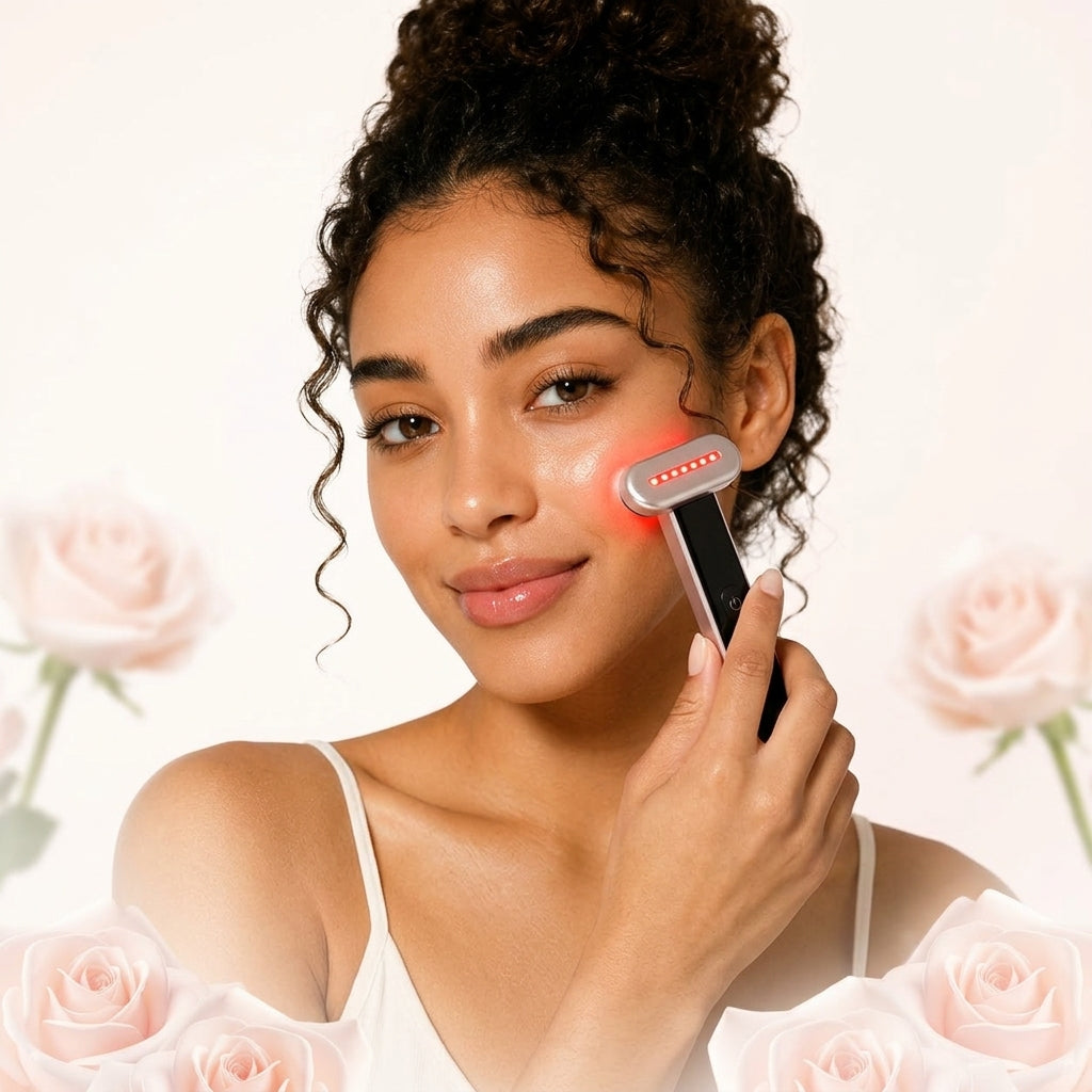 VEVOR Portable Red Light Therapy Wand for Face and Neck